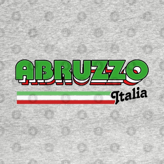 Abruzzo // Italia Typography Region Design by DankFutura